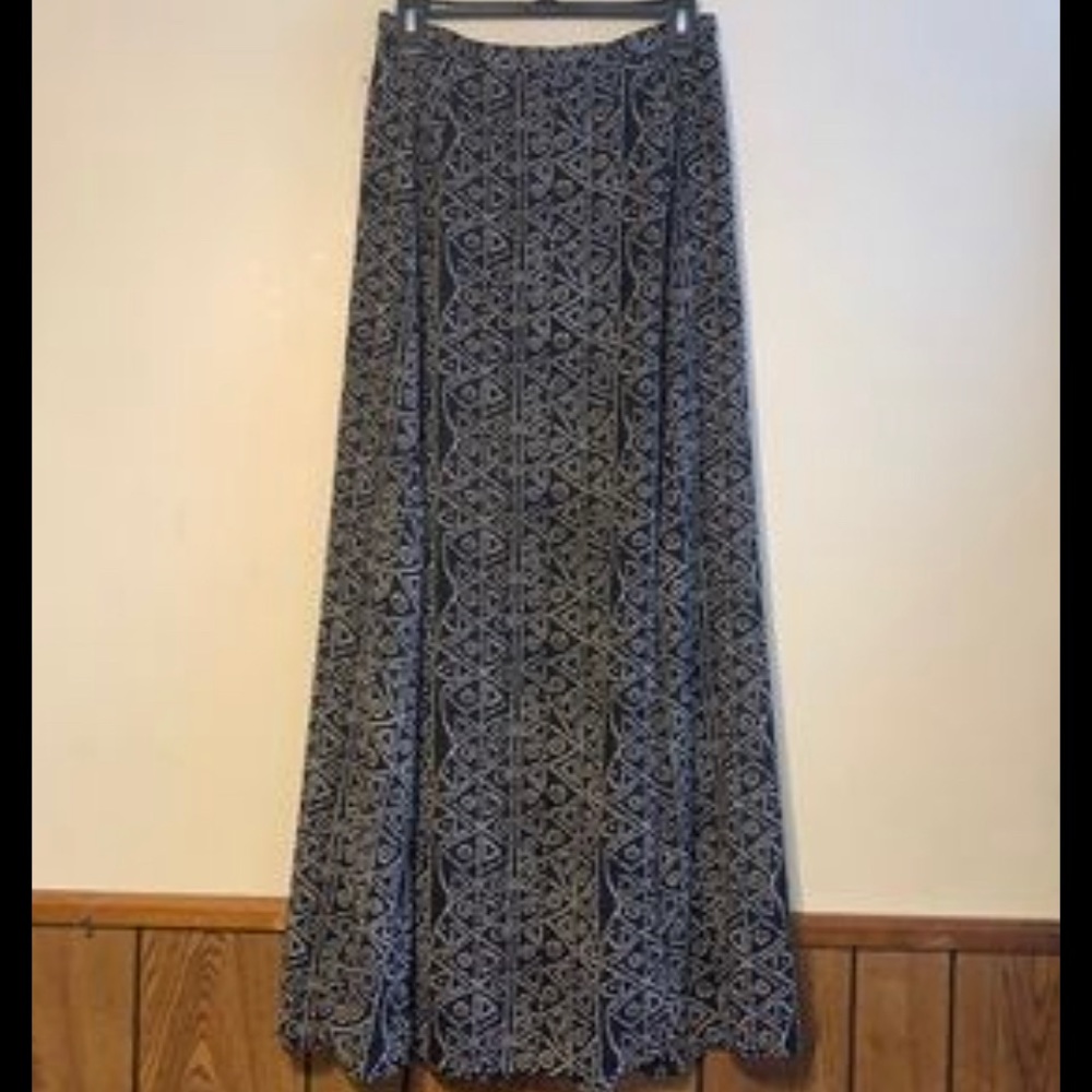 Reformation Reformed Double-Slit Tribal Maxi Skirt